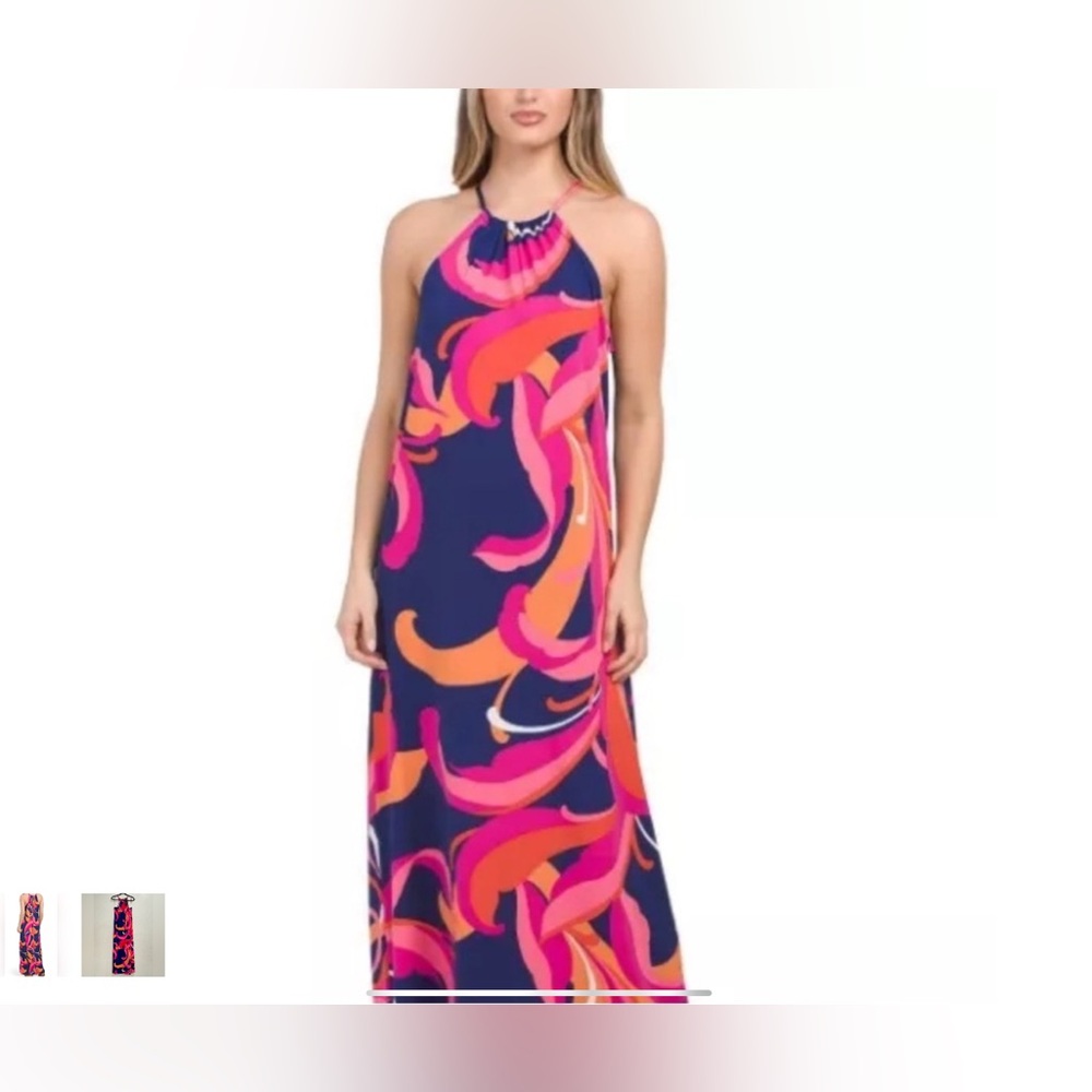 Trina Turk Halter Maxi Dress